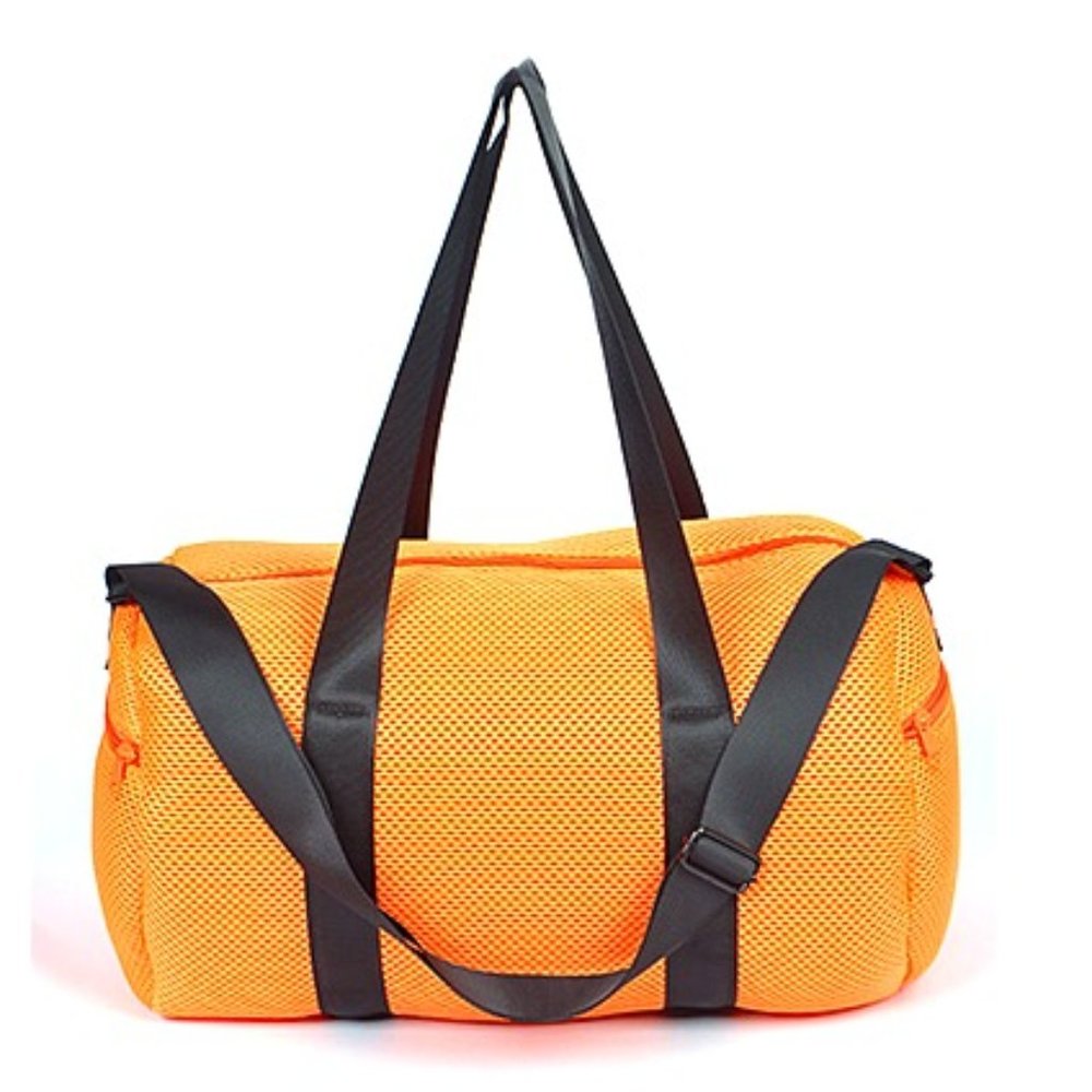 BNWT Brand New Soft Neon Color Duffle Bag Gym Bag Yoga Bag Beach Bag Weekender